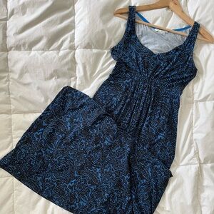 Boden jersey maxi dress, paisley 6P